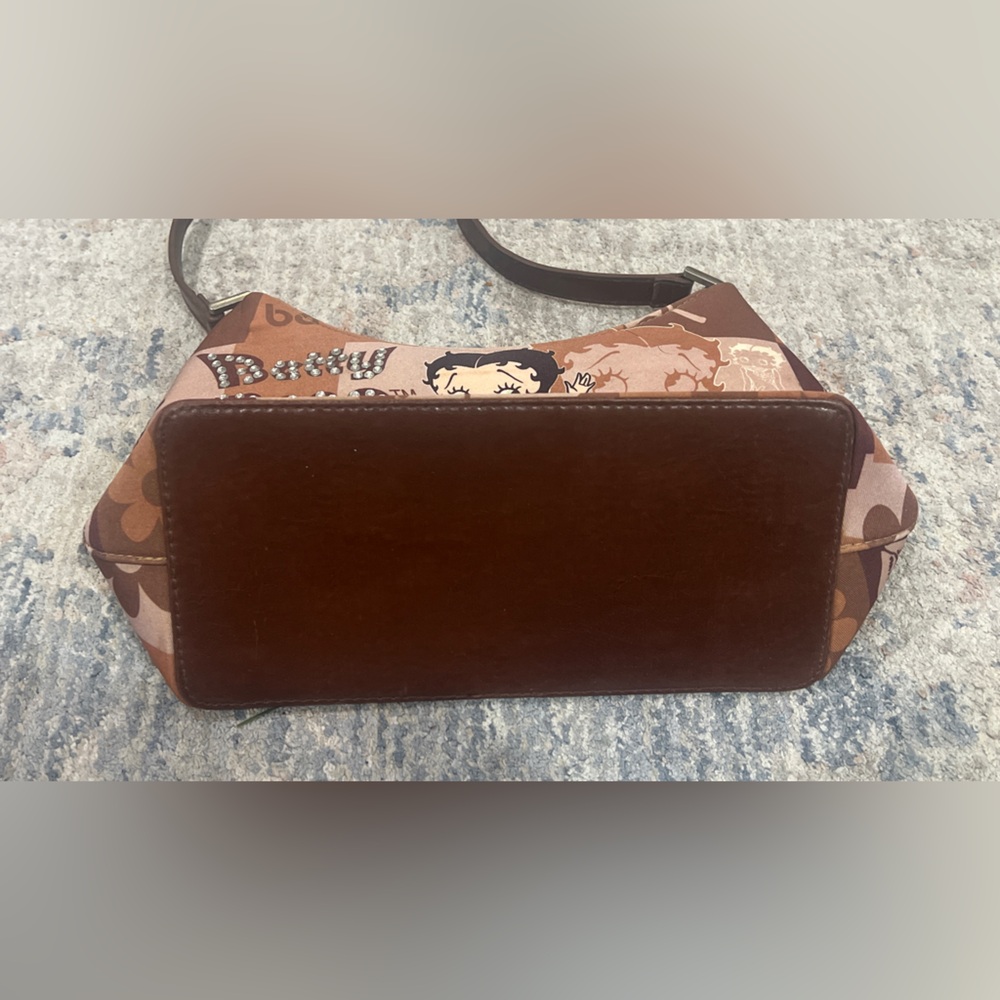 Betty Boop Patchwork Pattern Shoulder Bag - image 4